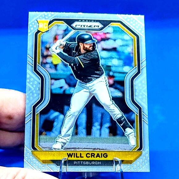 Will Craig RC #247 Panini Prizm 2021 Pittsburgh Pirates - Picture 6 of 8